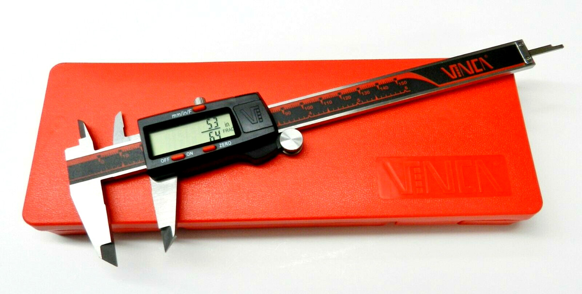 Digital Caliper VINCA DCLA 0605 Electronic Digital Vernier Micrometer Caliper 6