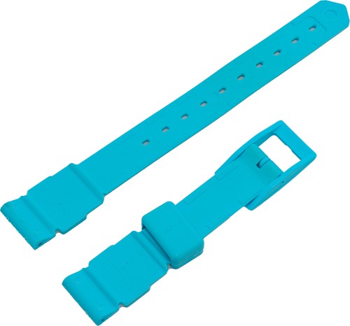 Tag Heuer formula 1 blue rubber strap (15mm x 12mm) short end: 2.5 inches - Picture 2 of 9
