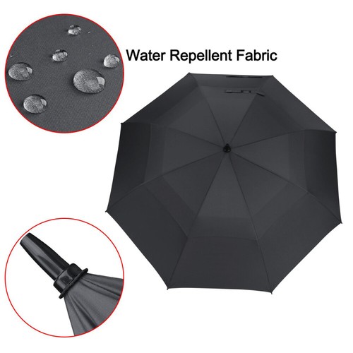 68 Inch Large Golf Umbrella Windproof Double Canopy Vented Automatic Open UK - Picture 18 of 25