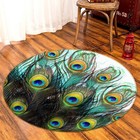 3D Peacock Feather NAW2652 Game Rug Mat Elegant Photo Carpet Mat Eve 2023
