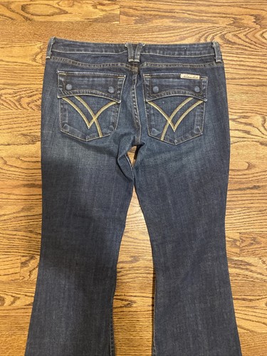 Women’s WIlliam Rast Designer Belle Flare Medium Wash Blue Jean Size 30 - Bild 8 von 11