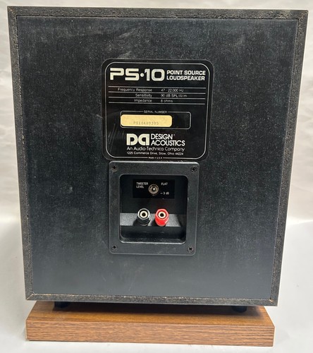 Vintage Paar DESIGN ACOUSTICS Model PS-10 Point of Source Lautsprecher (A70) - Bild 7 von 23