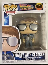 Funko - Película POP: Regreso al Futuro - Marty con Gafas con Protector