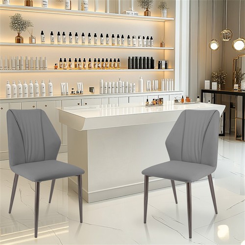 2/4PCS Luxury Kitchen Chairs Leathered Accent Side Chairs Dining Room Restaurant - Picture 9 of 32