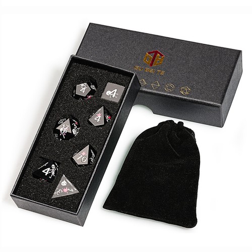 Poly Dice Set - Resin (Select Colour) D6 D20 / RPG D&D Dungeons and Dragons DND - Picture 14 of 34