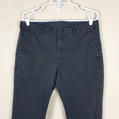 Uniqlo Chino Pants Womens 8 Black Straight Leg Regular Fit High Rise Casual Wear - Bild 3 von 11