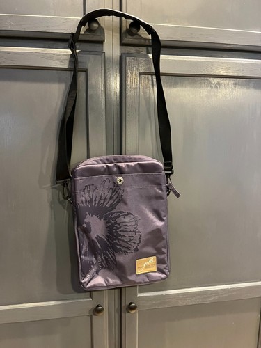Golla Purple Embossed Flower Helsinki Generation Mobile Computer Bag - Adj Strap - Picture 2 of 12
