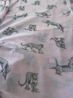 Chiffon Fabric With Leopards Print