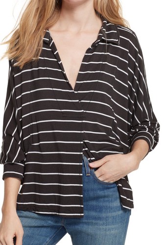 People Black Medium Stripe Size Combo Women's 68 Fool Cant Free Top Me 4dq00Z