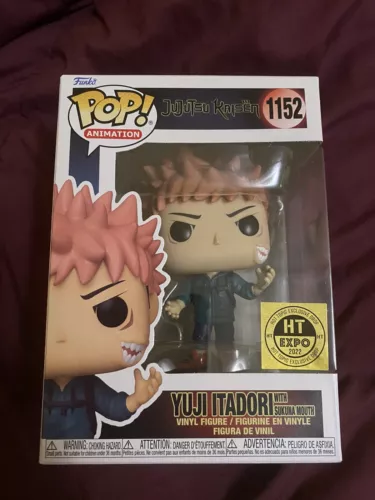 Funko Pop! Yuji Itadori with Sukuna Mouth #1152 - Jujutsu Kaisen  Hot Topic Expo