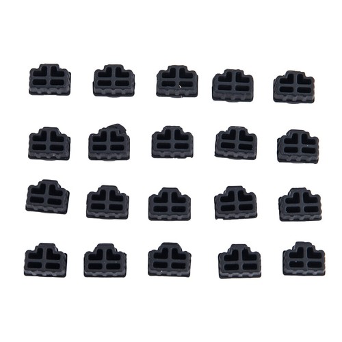 20Pcs Ethernet Hub Port RJ45 Anti Dust Cover Cap Protector Plug For Female Jazh - Photo 3 sur 8