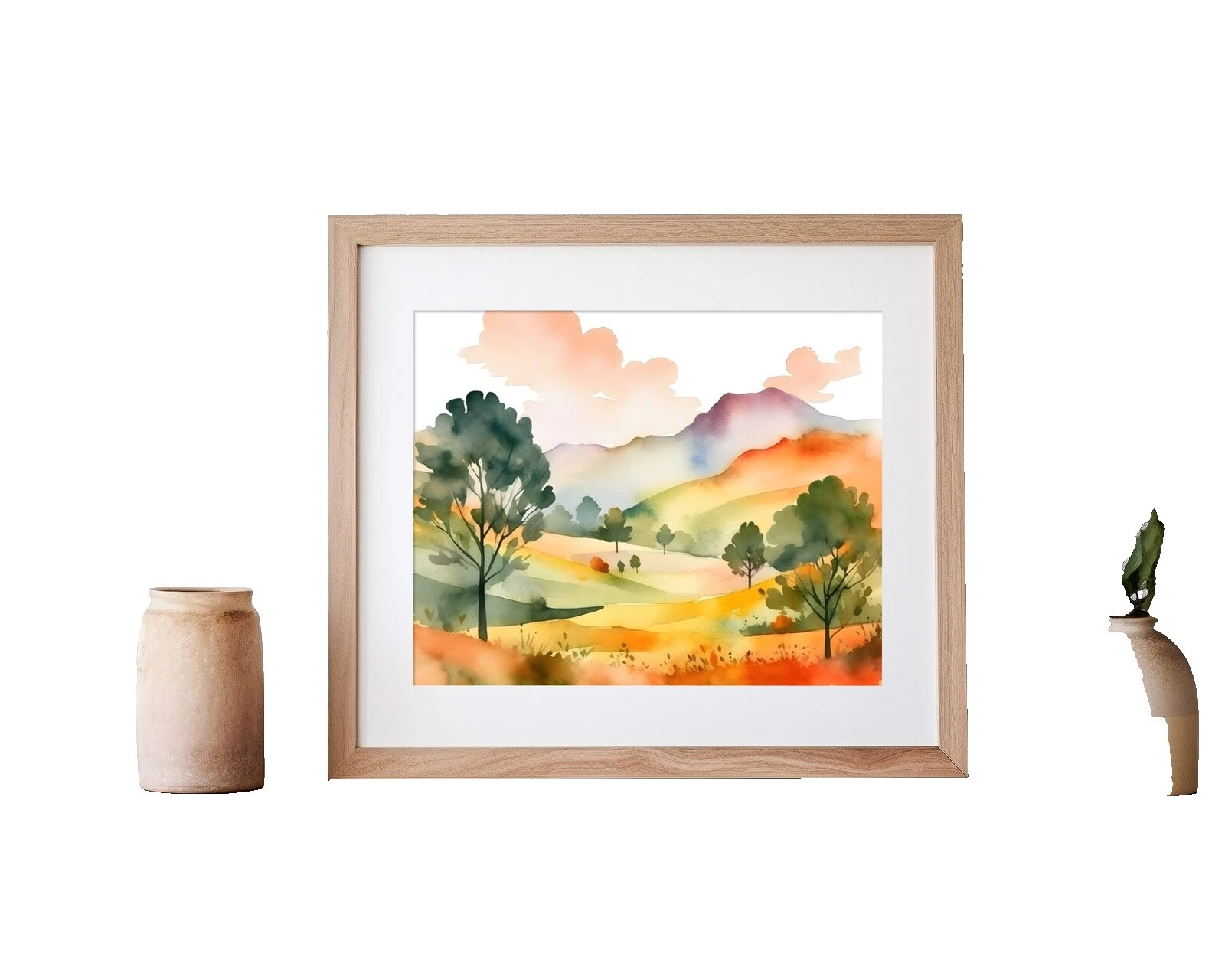 Paisaje de arte contemporáneo de Papel Impresiones artísticas