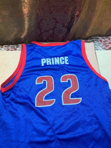 Tayshaun Prince Detroit Pistons Jersey Medium Park Antony Pro Sport - Picture 5 of 8