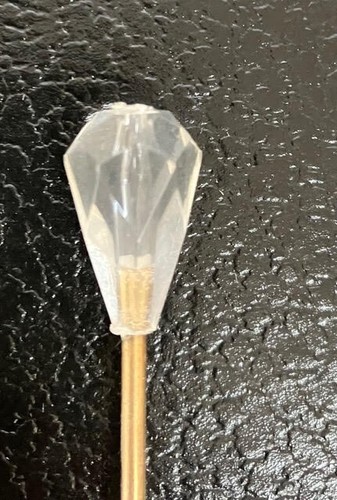 Pin de pelo/sombrero Art Deco antiguo raro. Alrededor de 1920. - Imagen 2 de 3