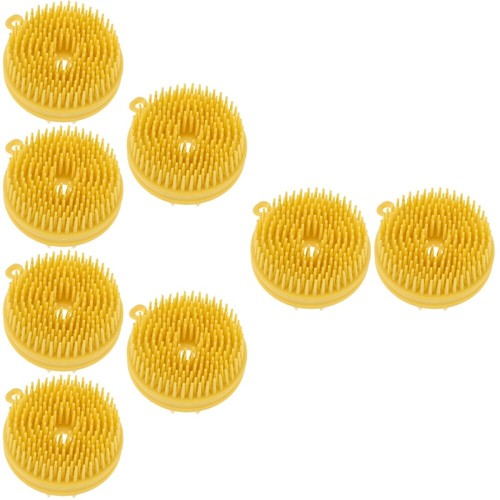 Set of 8 Silicone Massage Hair Brush Bath Body Brushes for Shower Bathing Baby - Picture 7 of 12