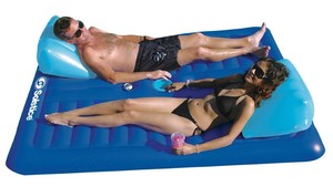 Swimline-16141SF-Swimming-Pool-Inflatable-Durable-Floating-2-Person-Air-Mattress