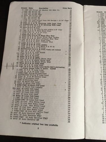 Cartridges Ed Howe's List No 65 1953 - Picture 5 of 12