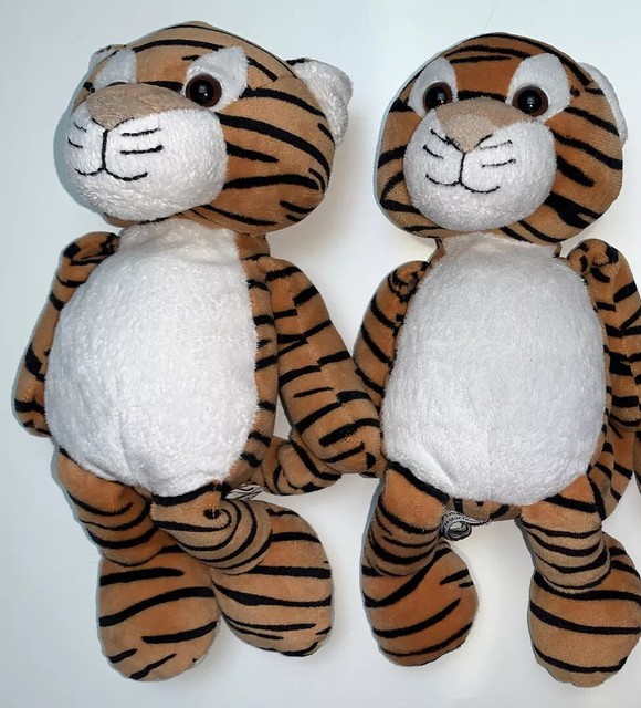 2 Stück Plüschtier Kuscheltier Stofftier Kinder Schokolade Leo Tiger Braun Schwa 2 Stück Plüschtier Kuscheltier Stofftier Kinder Schokolade Leo Tiger Braun Schwa