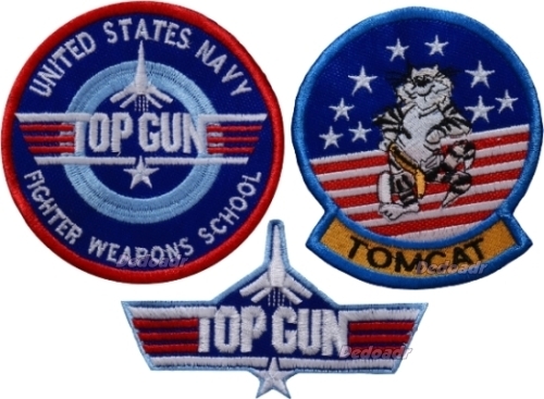 Set Top Gun Embroidered Patches Logo Tomcat Navy School Maverick Iceman Usa F 14 For Sale Online Ebay Set Top Gun Embroidered Patches Logo Tomcat Navy School Maverick Iceman Usa F 14 For Sale Online Ebay