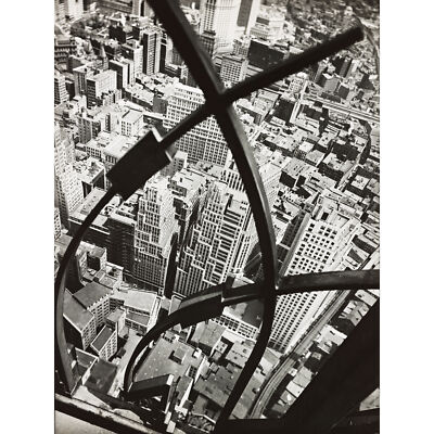 Berenice Abbott New York City Arabesque Ansicht großer Leinwand Kunstdruck