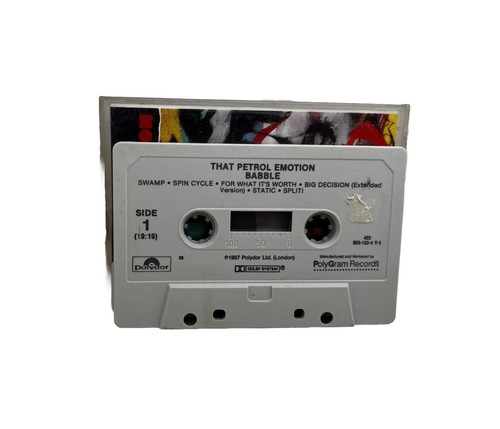 That Petrol Emotion- Babble 1987 Cassette Vintage *Tested* Brown Case - Picture 3 of 3