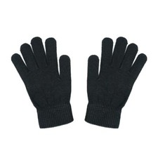 Winter Knit Gloves for Men Women Soft Fleece Lined Thermal Warm Gloves Black