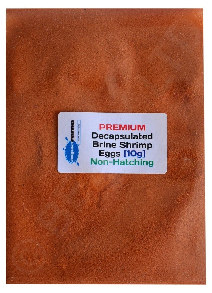 Decapsulated Brine Shrimp Eggs Tropical Fish Food Aquarama® Premium Grade [ 10g]