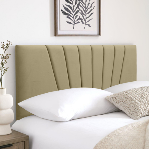 Plush Fabric Divan Bed Headboards Single Double King All Size Bedding Furniture - Picture 119 of 163
