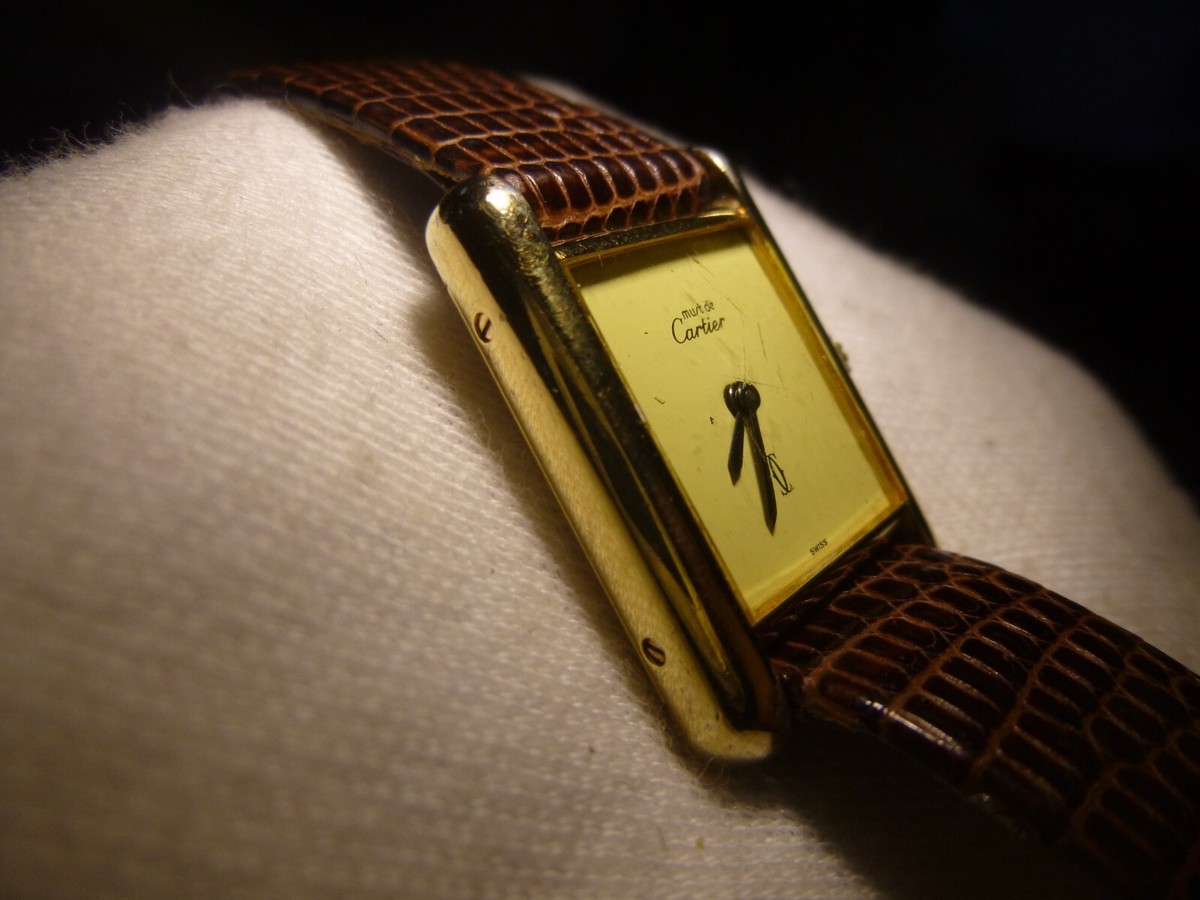 Cartier Must de Cartier Tank Manual Wind 20 mm X 26 mm Watch