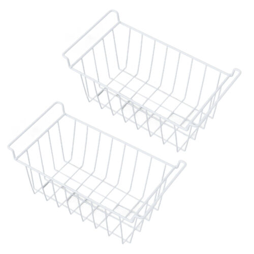 Freezer Baskets 2Pcs Freezer Wire Storage Baskets L 45cm X W 24.5cm X H 20cm - Picture 2 of 12