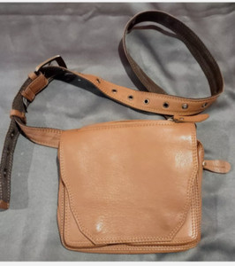 Happy cow leather hip bag deals