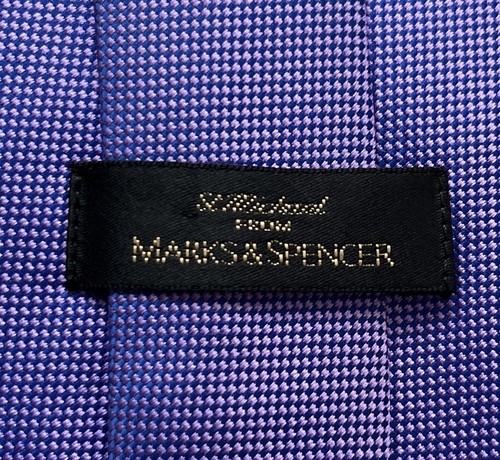 SUPERB M&S PURPLE MEN'S TIE - Bargain!! - Picture 3 of 3