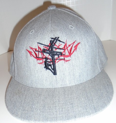 210 FITTED BALL CAP 7 1/4-7 5/8 grau Stickerei International Lineman Rodeo - Bild 1 von 4