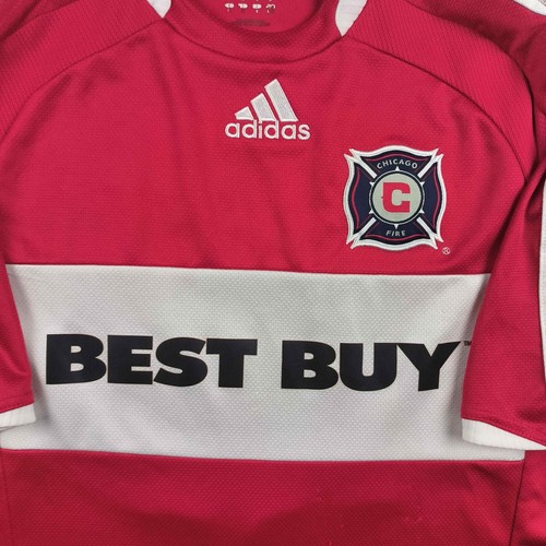 Chicago Fire 2008-10 Adidas home Cuauhtémoc Blanco football jersey shirt size M - Picture 3 of 11
