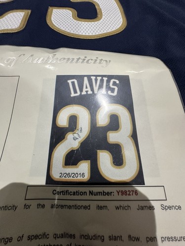 Anthony Davis Signed New Orleans Pelicans Jersey JSA Letter COA Autographed - Picture 4 of 6