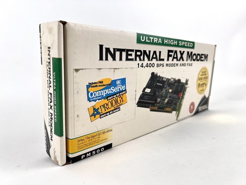 REVEAL Internal FAX Modem 14,400bps Prodigy COMit WinFax WinCIM PM500 - Picture 2 of 12
