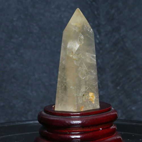 B6110 -105g NATURAL Beautiful Hair Rutilated QUARTZ CRYSTAL POINT HEALING - Picture 5 of 11