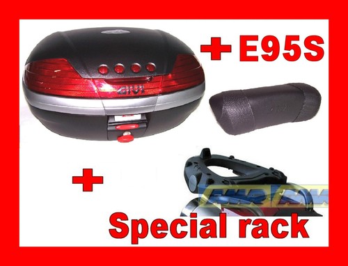 YAMAHA XT 1200 Z 1200 ZE SUPER TENERE' VALIGIA BAULETTO V46N NERO + SR371 + E95S