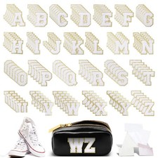 156 Pieces Chenille Letter Patches Self Adhesive Letter Patches 6 Set A-Z Sto...