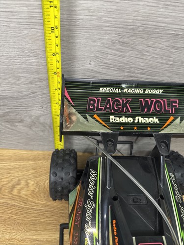 Vintage Radio Shack Black Wolf Special Racing Buggy Orig Box Battery & Remote - Picture 8 of 16