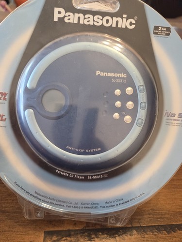 Vintage Panasonic Personal Portable CD Player SL-SX315 New Sealed - Picture 2 of 4