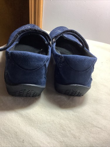 Scarpa Arcopedico donna EU 41 US 9,5 comoda casual blu metallizzato tessuto Mary Jane - Foto 17 di 21