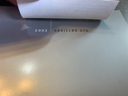 2003 Cadillac CTS Sales Brochure Catalog - Bild 2 von 2