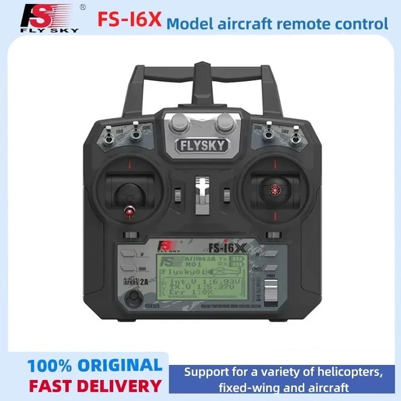 Flysky FS-i6X 2.4GHz 10CH AFHDS 2A RC Transmitter with FS-iA6B Receiver For RC