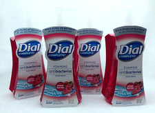 4x7.5 oz Dial Complete POWER BERRIES Foaming Hand Soap Wash w/Pump Anti Bacteria