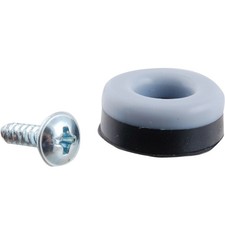 Magic Slides 08200 Slider, Magic, Rnd, 3/4"Thd, 8Pk