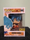 Funko Pop! Dragon Ball SSGSS Goku Hot Topic Exclusive #668