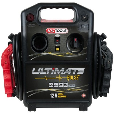 KS Tools Jump Starter Capacitor Booster 12V Jump Starter 1800A Petrol Diesel