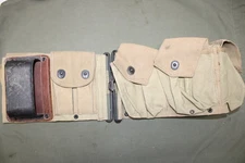 US Military WW1 M-1918 COLT BAR Ammunition Belt Field Gear Equipment with Cup