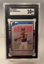  2024 Panini Donruss Rated Rookie #389 Jayden Daniels (RC)  SGC 10